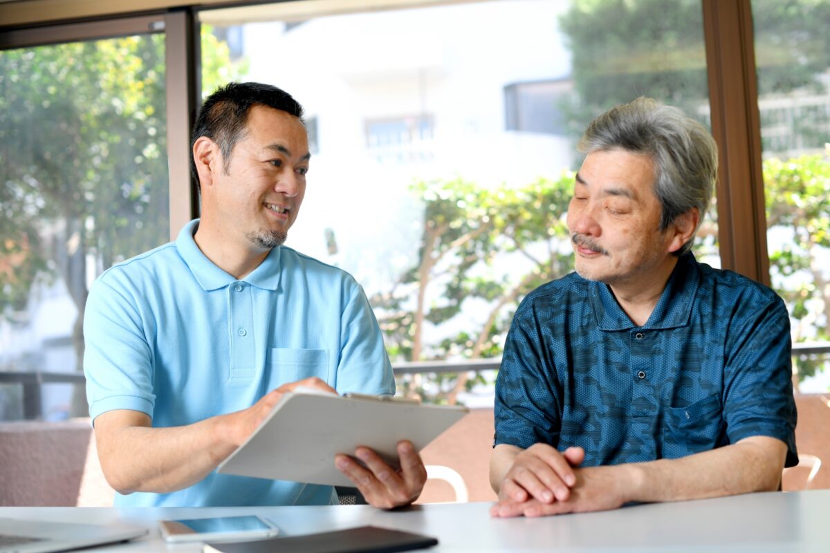 ソーシャルワーカーと利用者さん